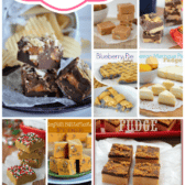 Pic collage of 100 fudge recipes with title