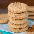 Stack of Peanut-Butter-Snickerdoodles