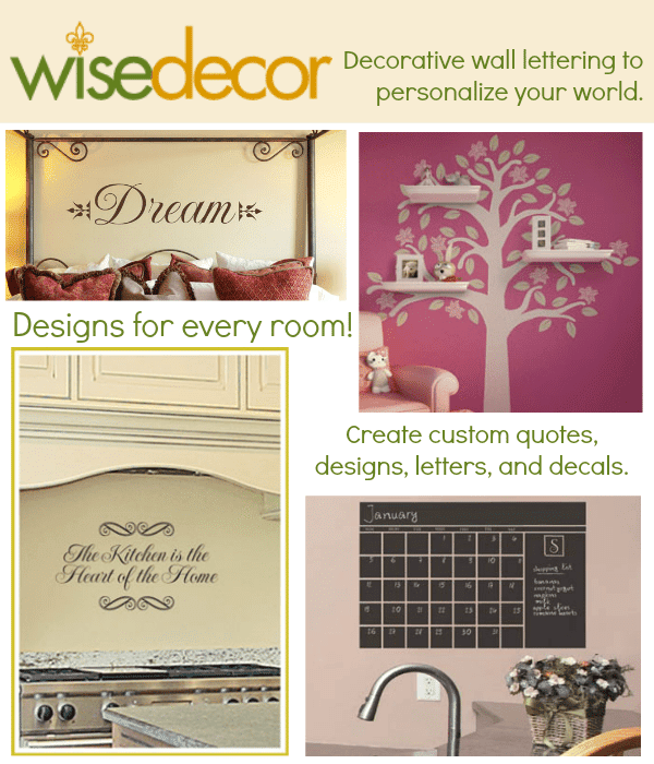 wise decor wall quotes title