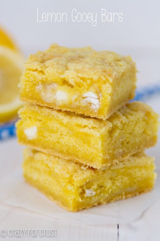 Lemon Gooey Bars