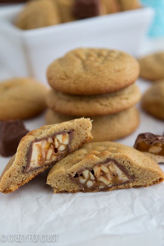 Snickers Ripieno di Biscotti al Burro di Arachidi (5 di 6)