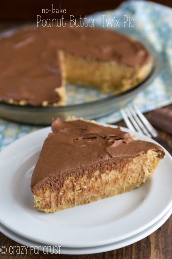 Peanut Butter Twix Pie