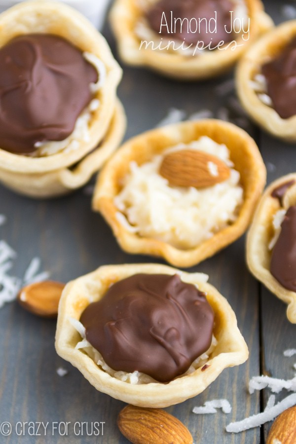 Enjoy Almond Joy flavors in a mini pie bite!