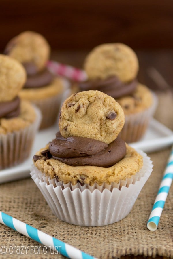 Chocolate Chip Cookie Cupcakes