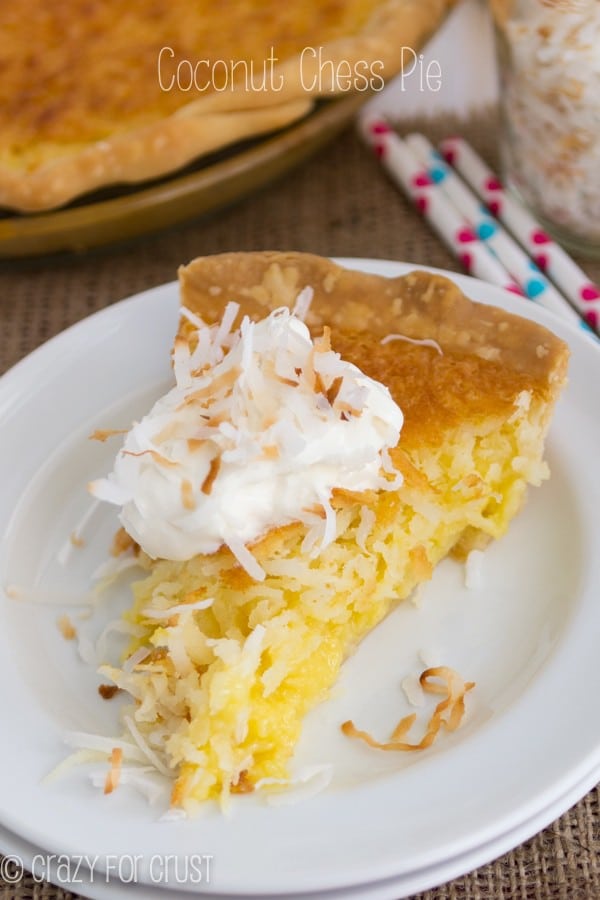 Coconut Chess Pie