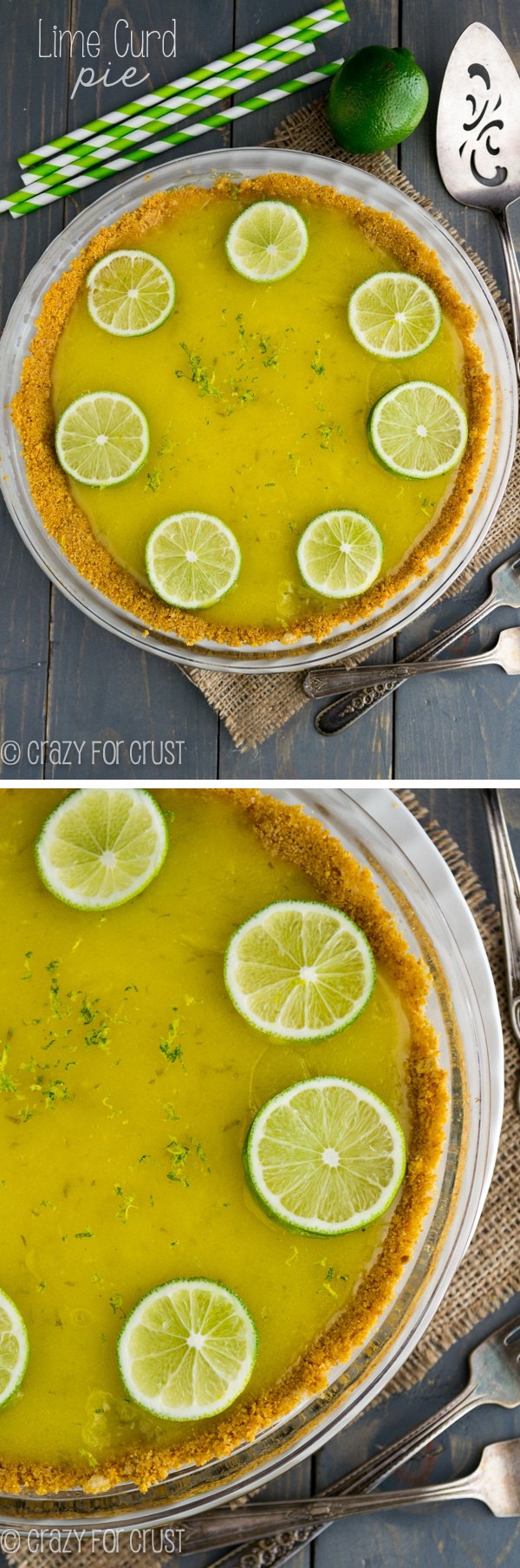 lime curd pie
