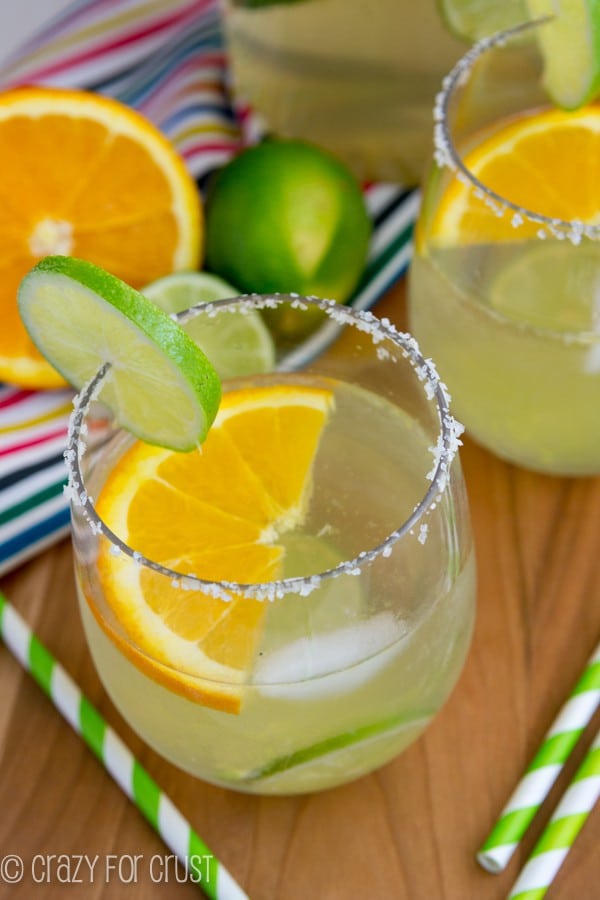 Margarita Sangria - the perfect blend of a margarita and a bottle of wine!