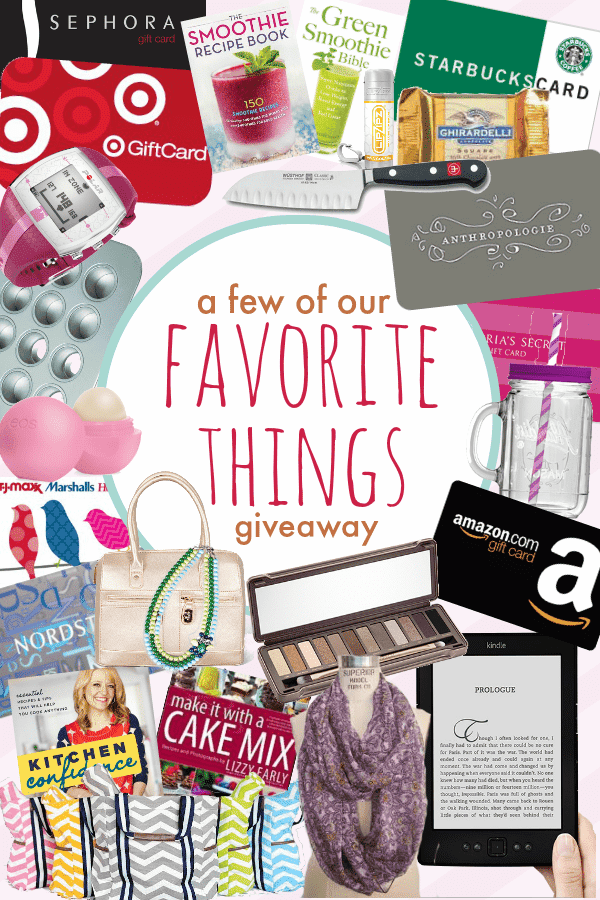 A Few of Our Favorite Things Giveaway