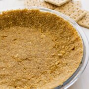 Graham cracker crust from scratch, used for baked pies or no bake pie recipes