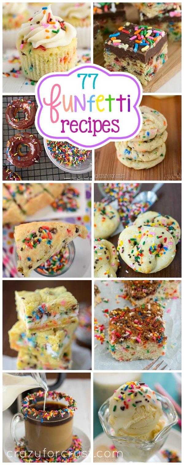 Over 77 Cake Batter Funfetti Recipes!