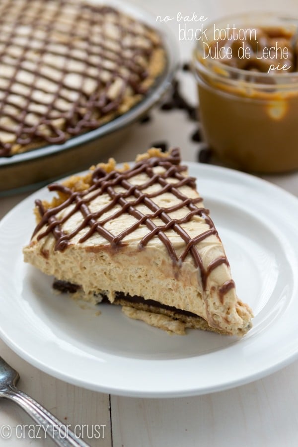 No Bake Dulce de Leche Pie