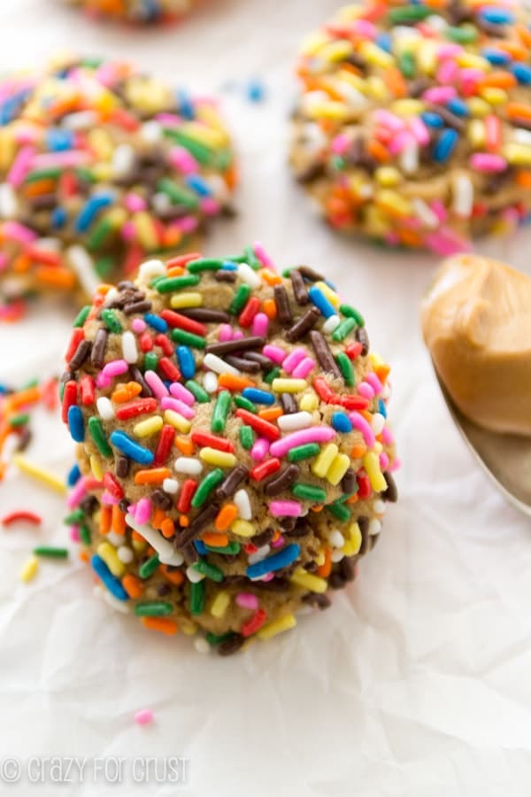 Peanut Butter Sprinkle Cookies (7 of 8)