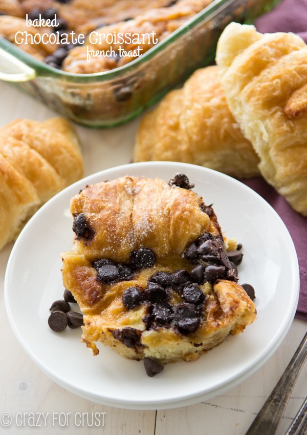 Baked Chocolate Croissant French Toast (3 of 6)w