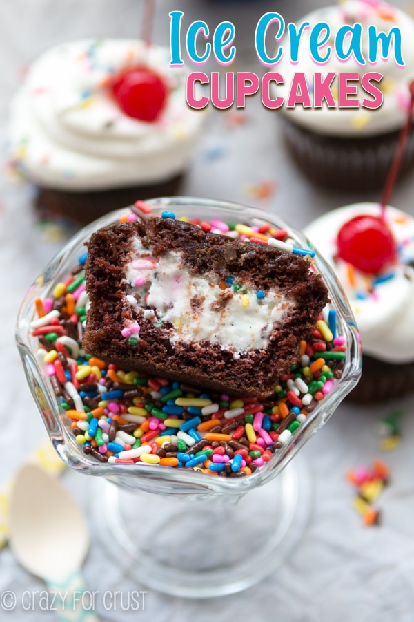 Ice Cream Scoop Cupcakes 