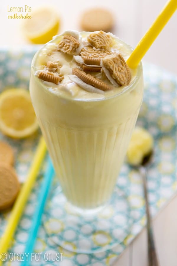 Lemon Pie Milkshake - have your pie and your ice cream too!