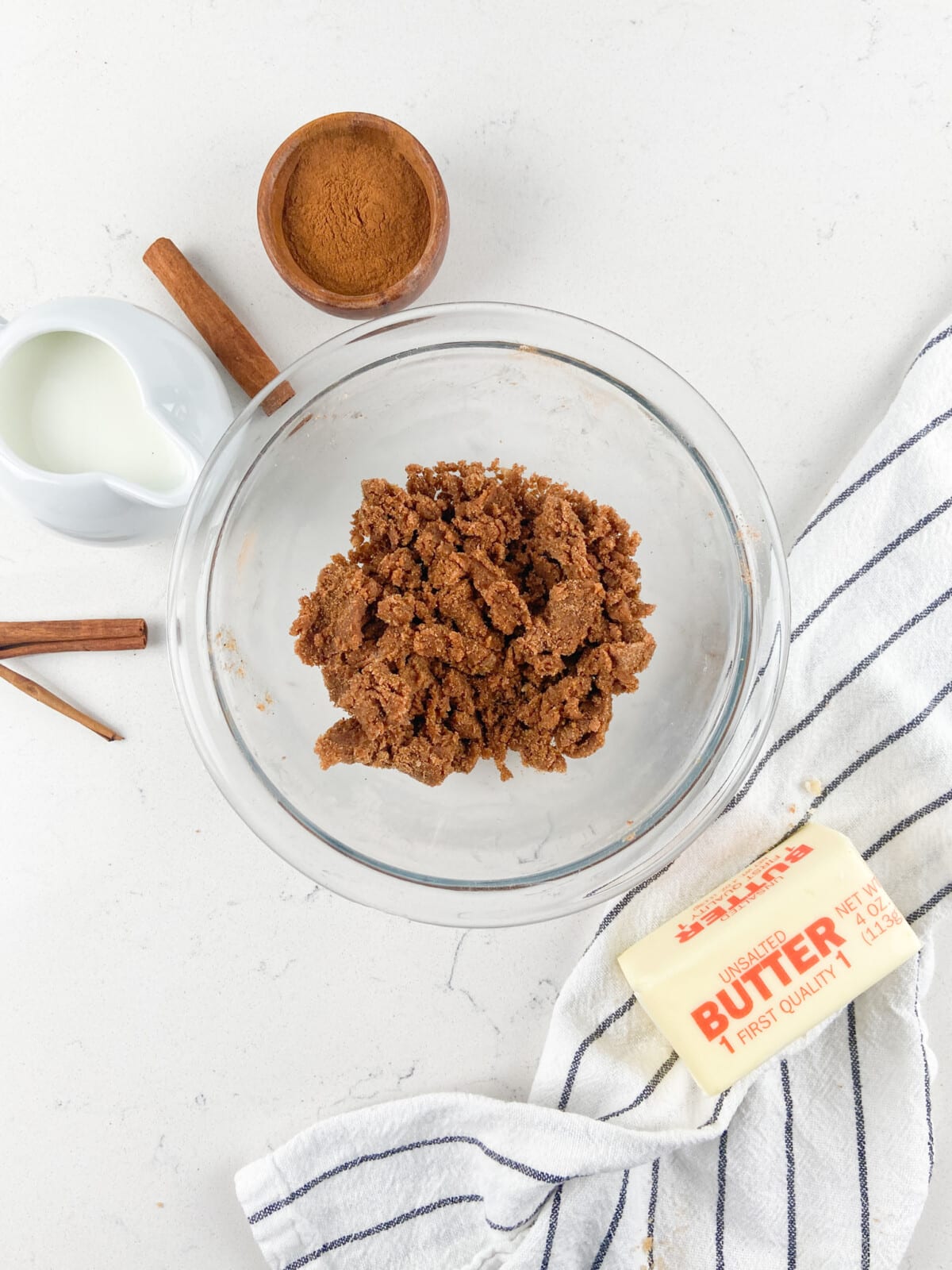 cinnamon mixture in bowl