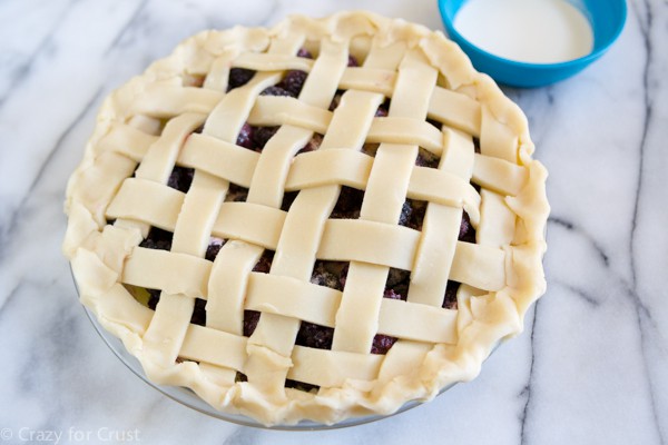 How to make a lattice topped pie with a photo tutorial!