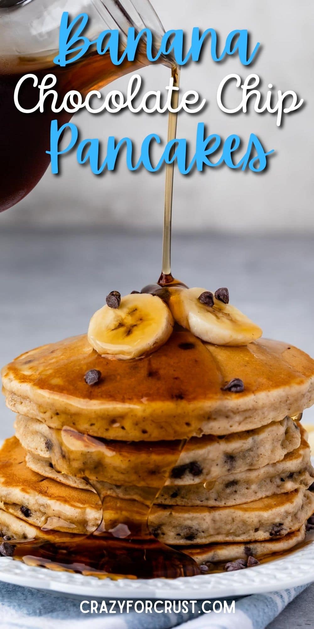 Banana Chocolate Chip Pancakes Crazy for Crust