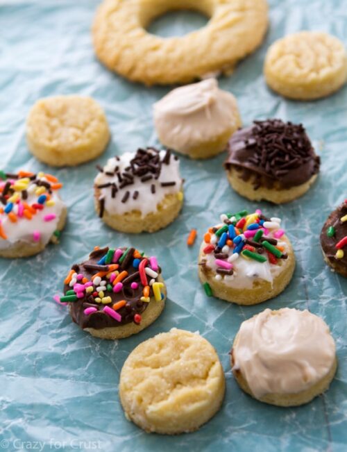 Doughnut Cookies Crazy for Crust
