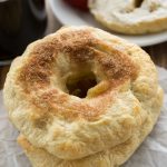 homemade bagels with cinnamon
