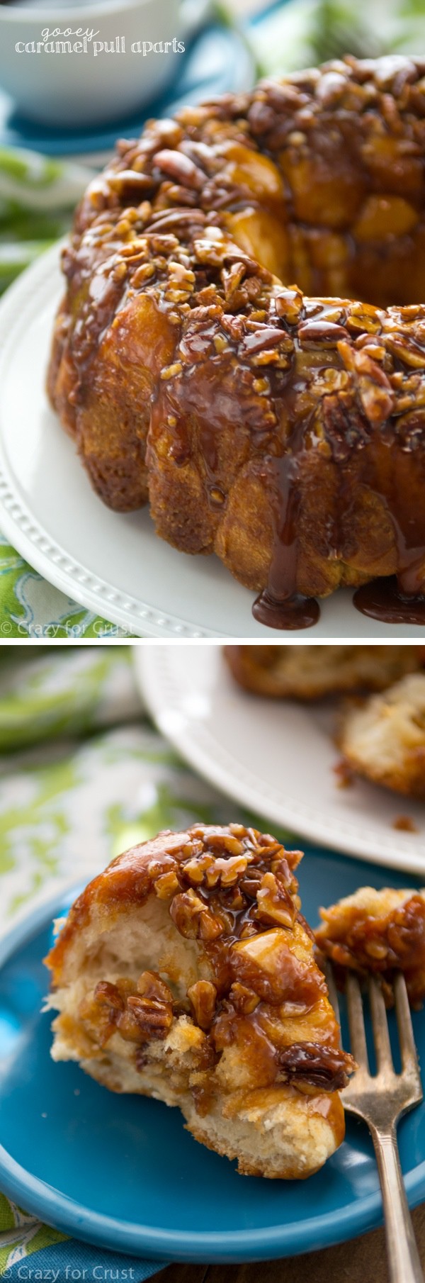 Gooey Caramel Pull-Aparts are perfect for holiday breakfast or brunch!