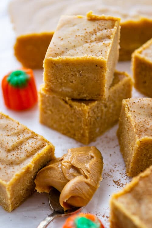 Peanut Butter Pumpkin Fudge Crazy for Crust