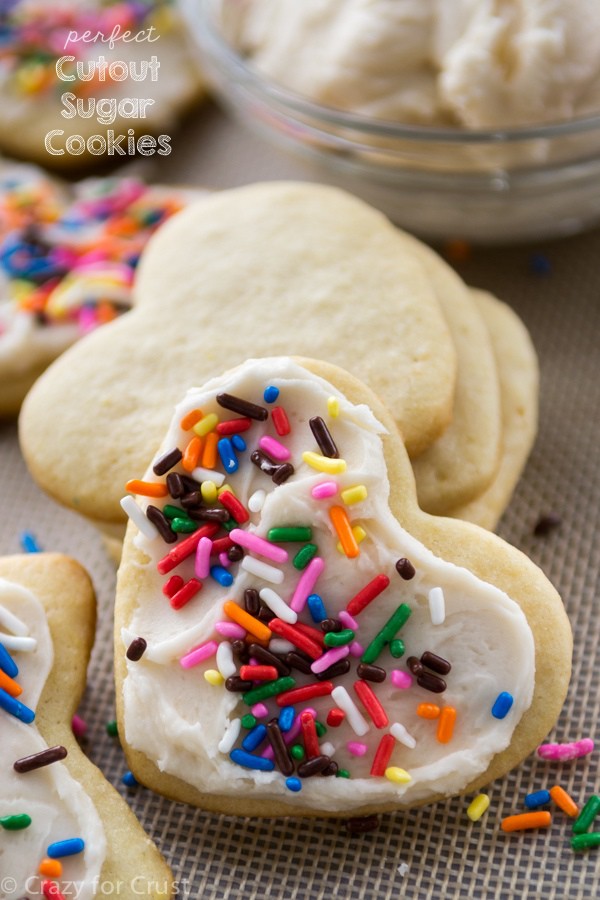 My favorite Cutout Sugar Cookies that hold their shape while baking!