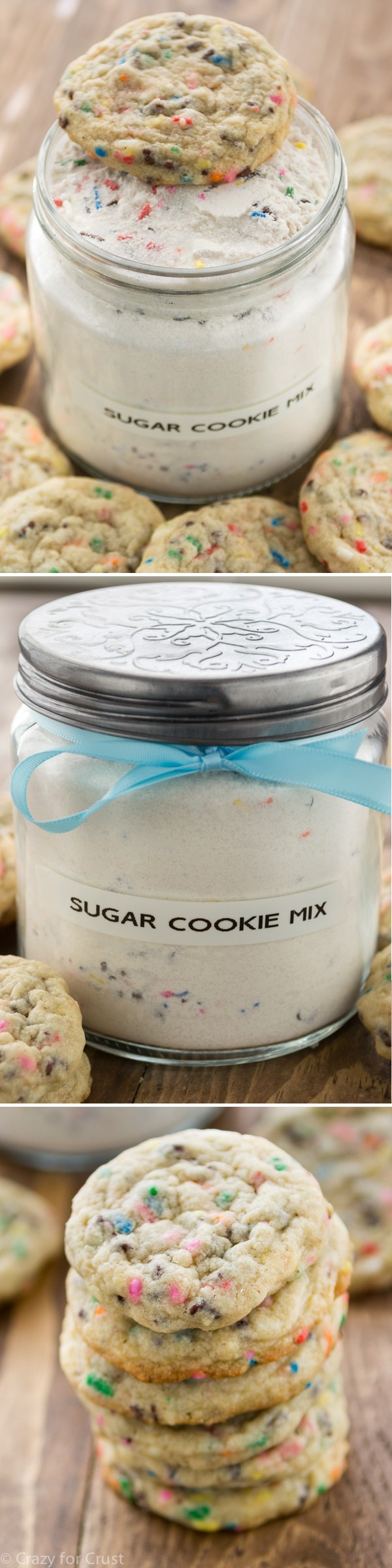 Homemade sugar cookie mix