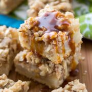 Pear Pie Crumble Bars are a wonderful addition to your Thanksgiving meal.