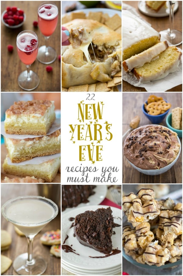 New Years Eve Must Make Recipes curated for this years party!