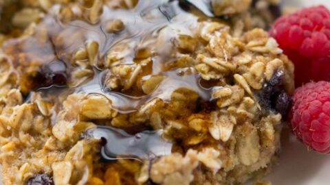 Blueberry Baked Oatmeal Crazy For Crust