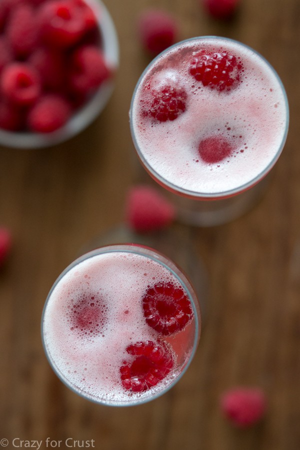 Champagne Punch Bellini made with just 3 ingredients!