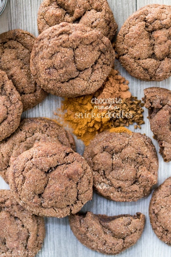 Chocolate Mocha Snickerdoodles