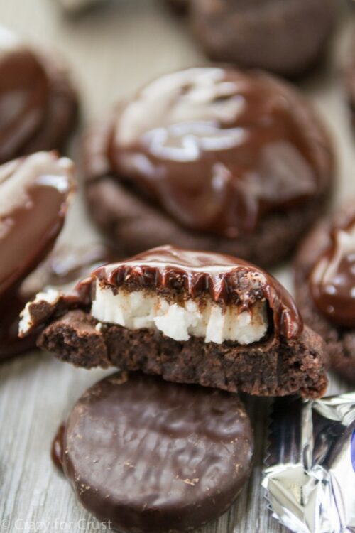 Double Chocolate Peppermint Patty Cookies Crazy For Crust
