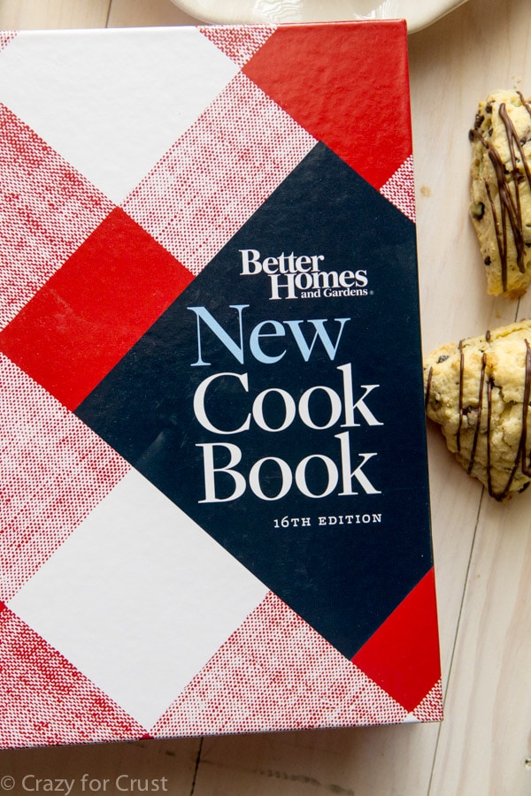 Mint Chip Scones with BHG cookbook