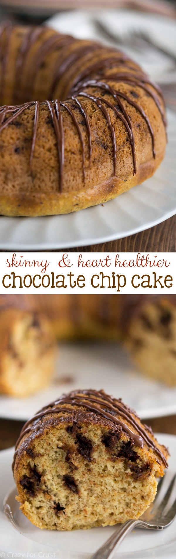 Heart Healthier Chocolate Chip Cake