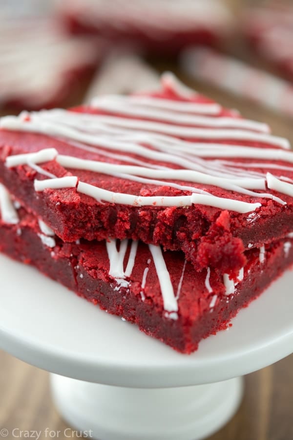 Red Velvet Blondies