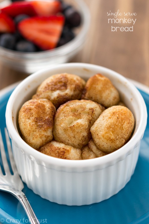 single serve monkey bread