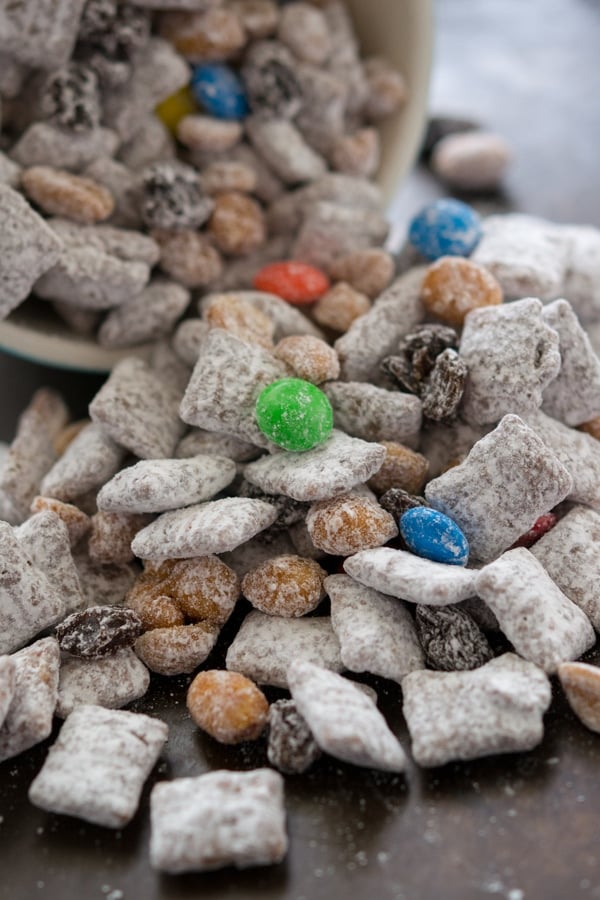 muddy buddies on counter