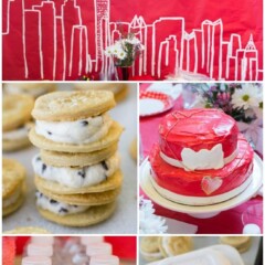 Collage of 2014 Annie Birthday party ideas