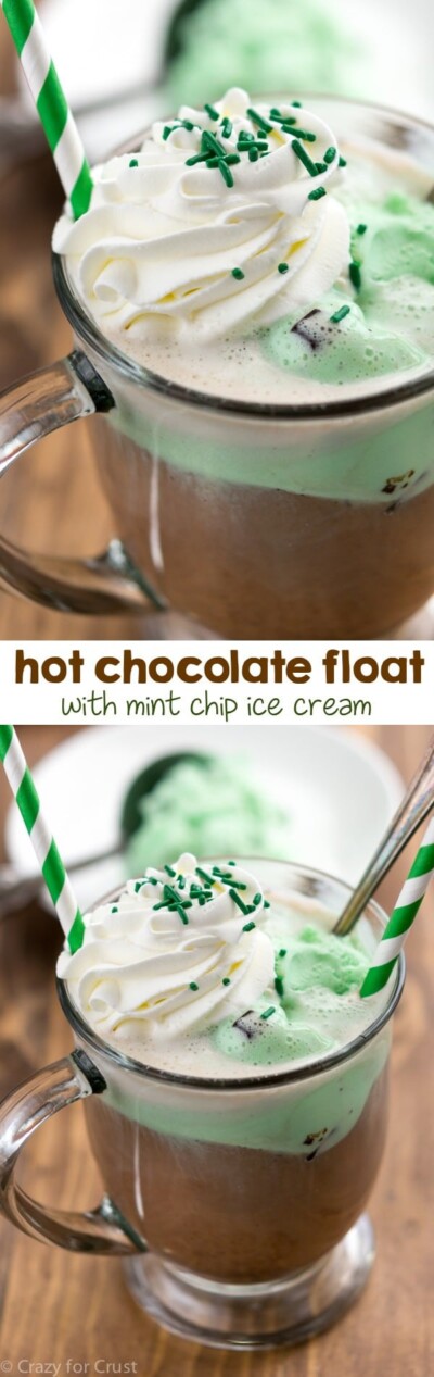 Hot Chocolate Float - Crazy for Crust