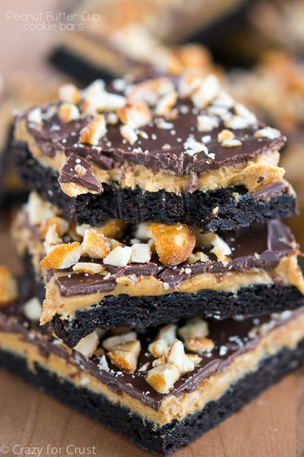 Peanut Butter Cup Cookie Bars