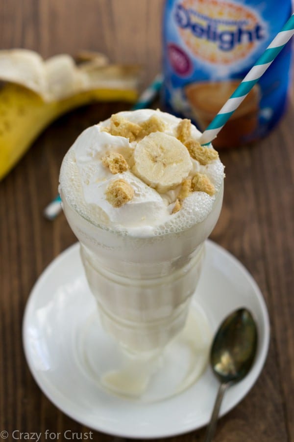 Banana Cream Pie Milkshake #Idelight @Indelight