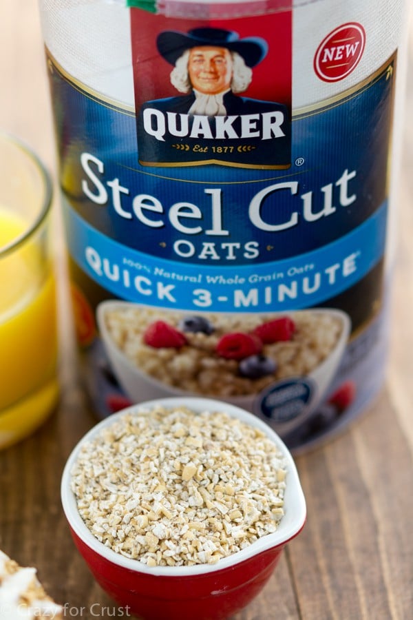 Cinnamon Roll Baked Oatmeal Crazy for Crust