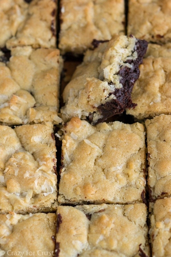 Coconut Brookies