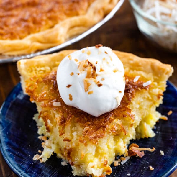 Coconut Chess Pie Crazy for Crust