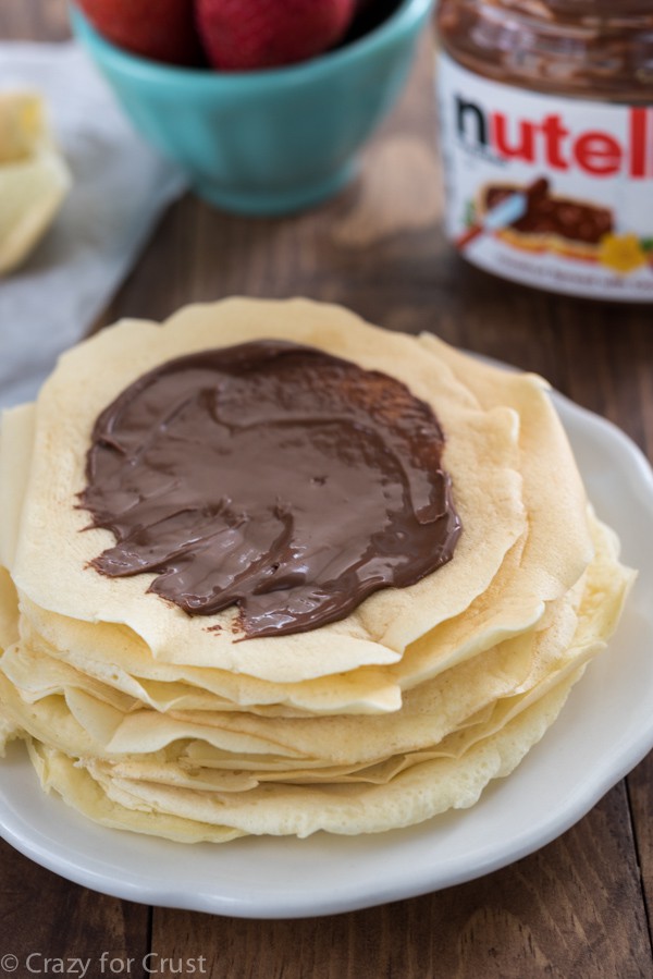 Nutella Pancake Rolls