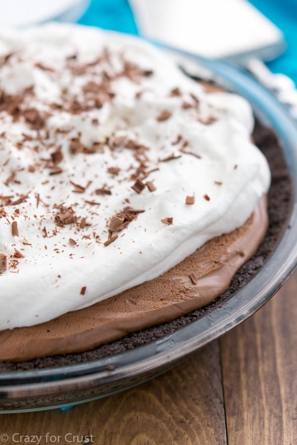 Peanut Butter Chocolate Cream Pie