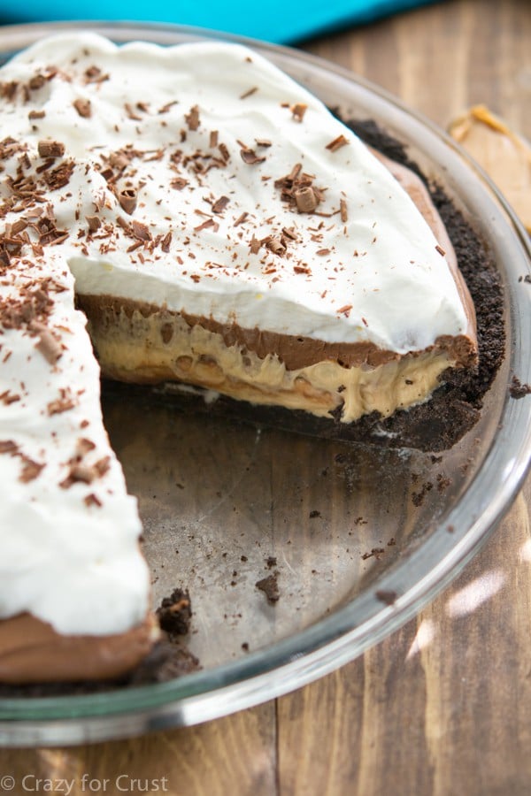 Peanut Butter Chocolate Cream Pie