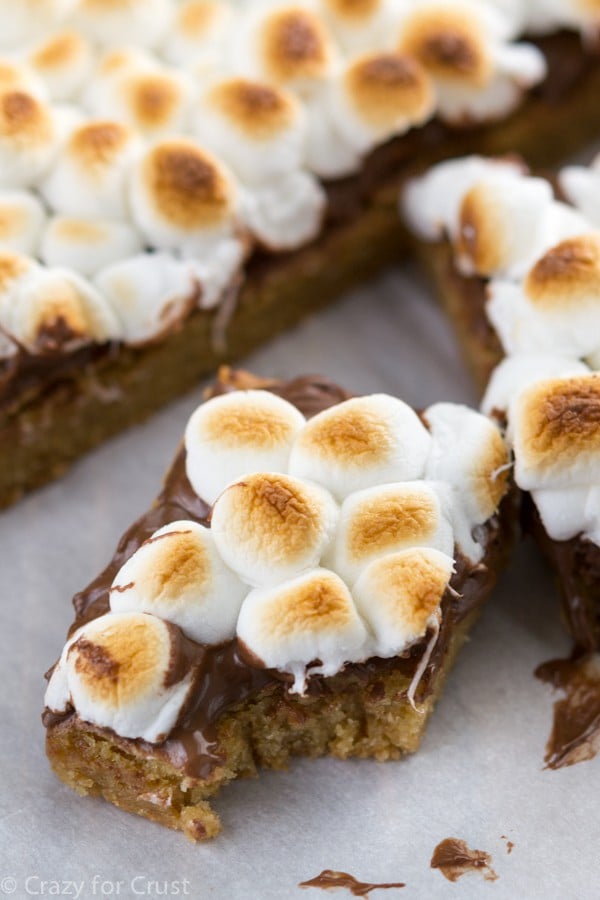 S'more Blondie Bars